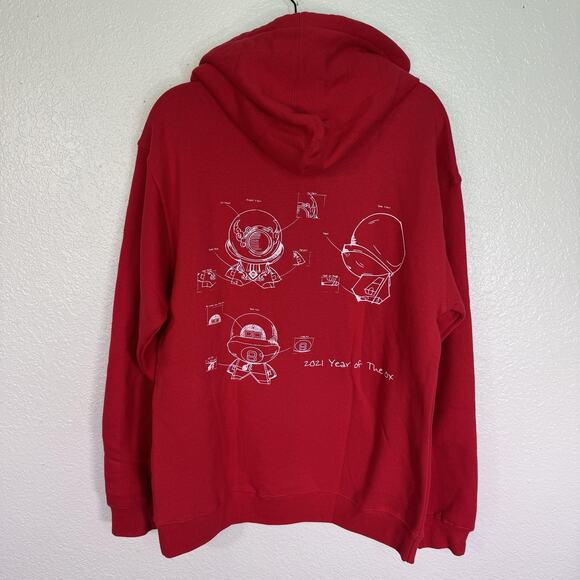 Mattel Creations 88 Rising Hoodie Mens Large 2021 Year of the Ox Lucky 8 Lunar - Picture 2 of 10